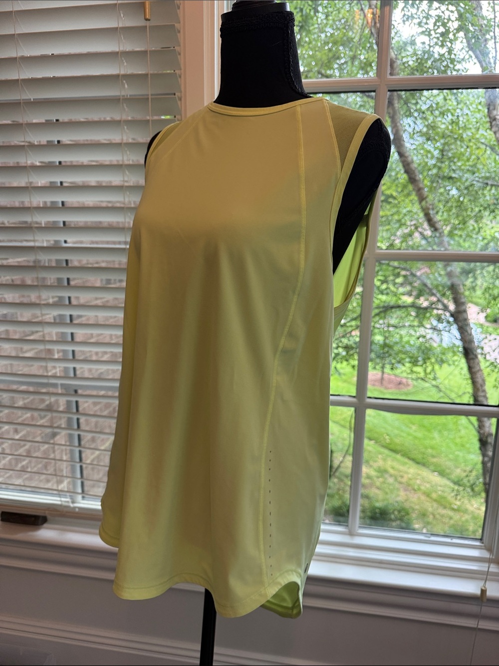 lululemon athletica Neon Yellow Sleeveless Athletic Tank